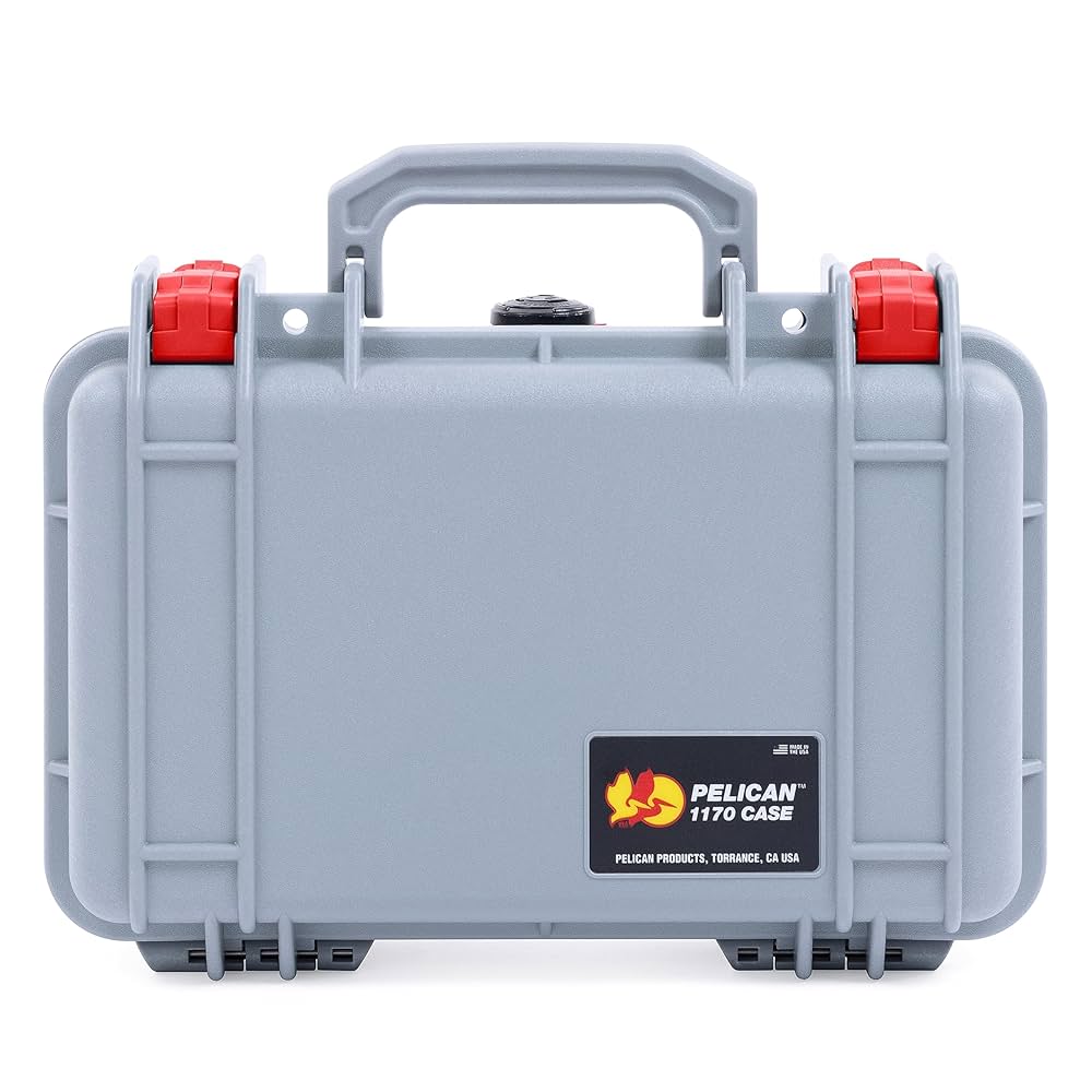 PELICAN 1170 シルバー Amazon.co.jp: シルバー&レッド ペリカン 1170 ケース フォーム